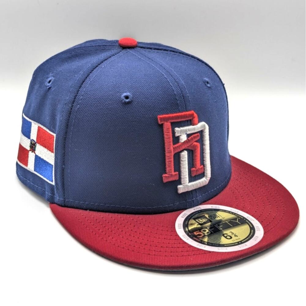 New Era 59FIFTY Dominican Republic 2023 WBC Re-Dub Fitted Hat 6 5/8 Blue Red